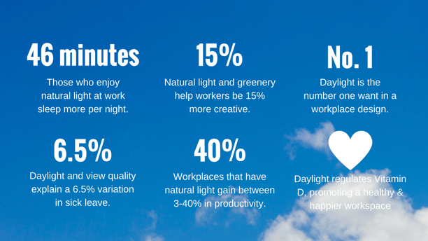 You guys, this is why natural light matters in a workplace